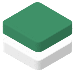 Small cubes white and green colors.